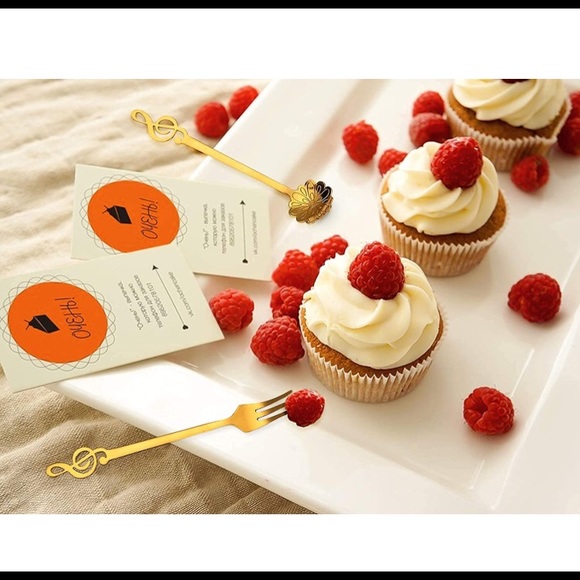 8 Stainless Steel Musical Note Flower Spoon/Fork - Picture 7 of 7